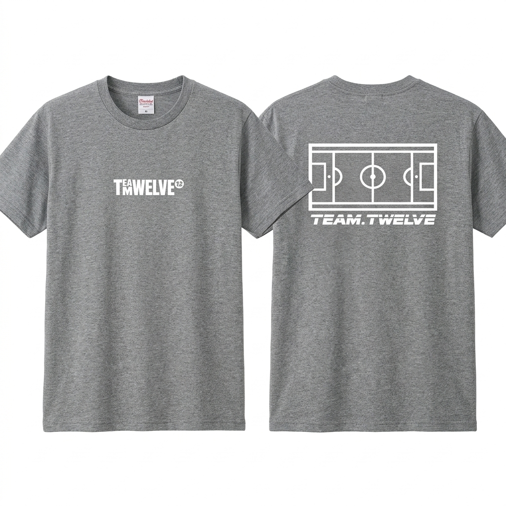 [TEAM TWELVE] 오버핏 라운드티셔츠